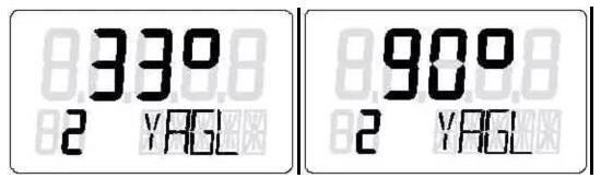 短按功能键,切换到第二参数